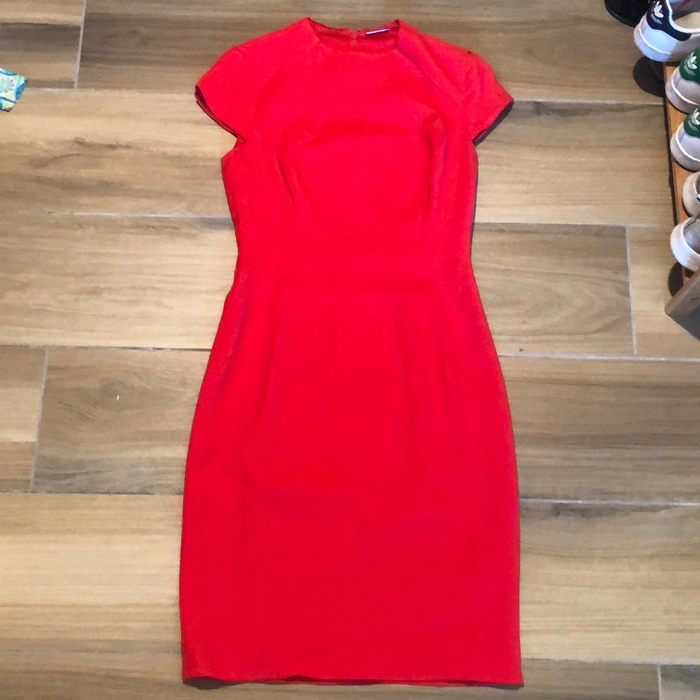 Elie Tahari Red Workdress